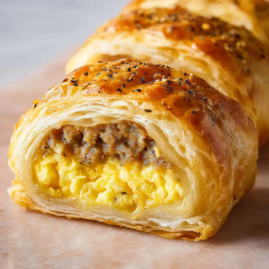 Sausage, Egg and Cheese Breakfast Roll-Ups Recipe - Recipe Image