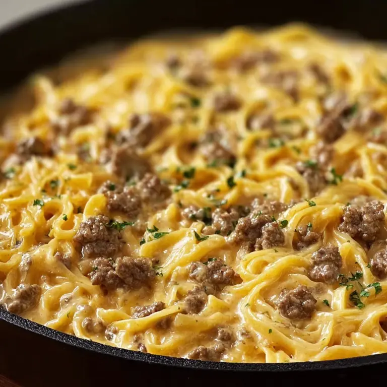Beef and Garlic Butter Pasta recipe