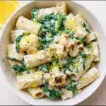 Easy Pasta Recipes:Lemon Spinach Pasta Recipe
