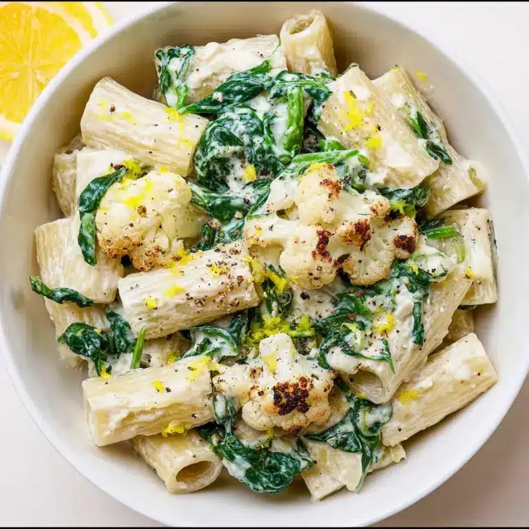 Easy Pasta Recipes:Lemon Spinach Pasta Recipe