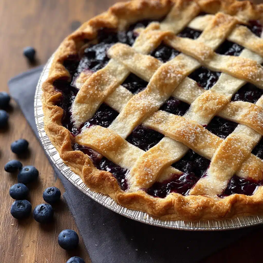 Homemade Blueberry Pie Recipe - Recipe Image