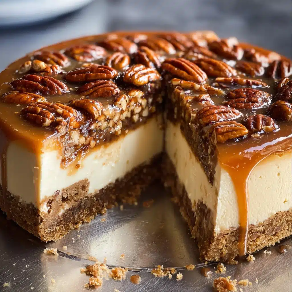 Pecan Pie Cheesecake Recipe - Recipe Image
