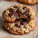 Flourless Peanut Butter Oatmeal Chocolate Chip Cookies Recipe