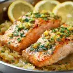 Baked Salmon with Lemon Mayo Glaze Recipe