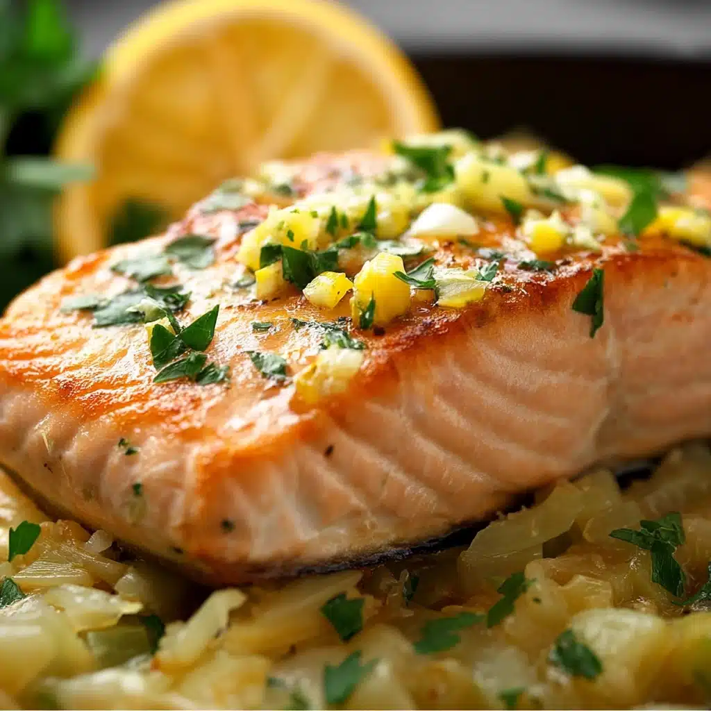 Baked Salmon with Lemon Mayo Glaze Recipe - Recipe Image