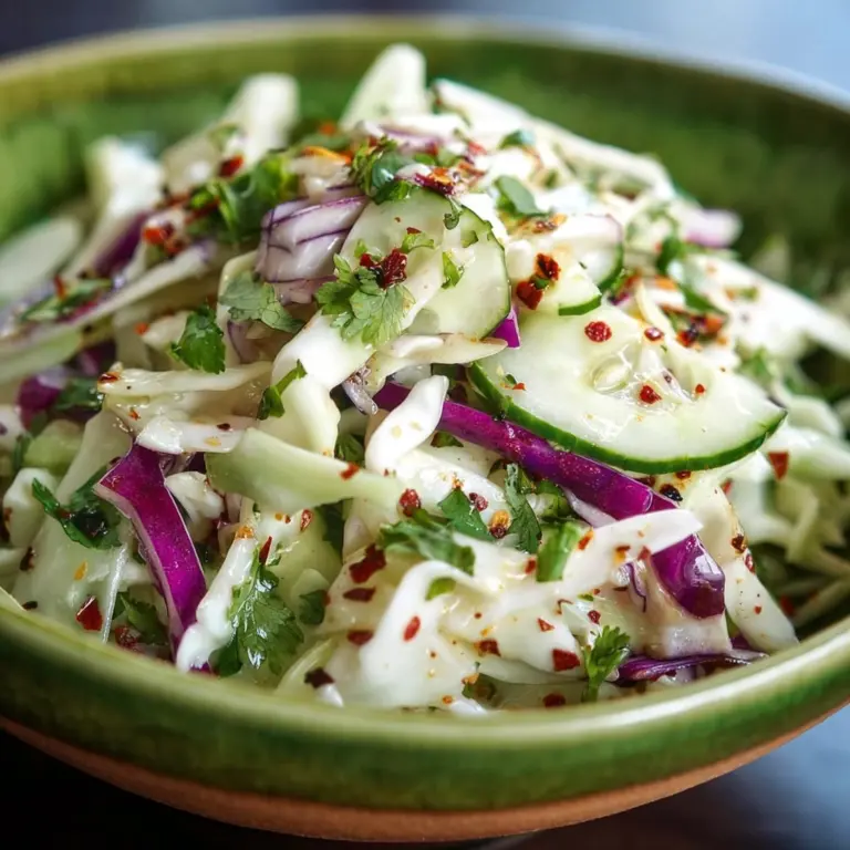 Cabbage and Cucumber Salad Recipe