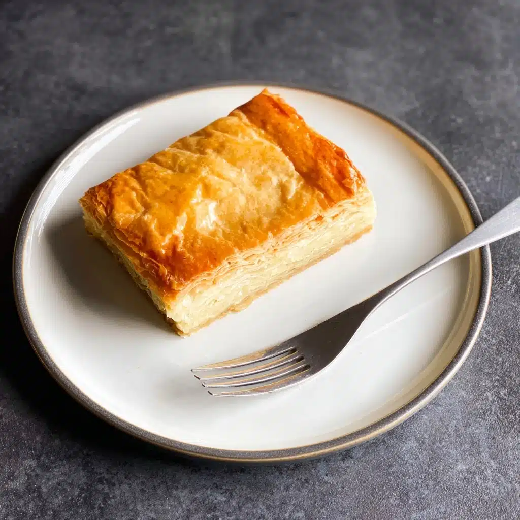 Vanilla Custard Cream Squares Recipe