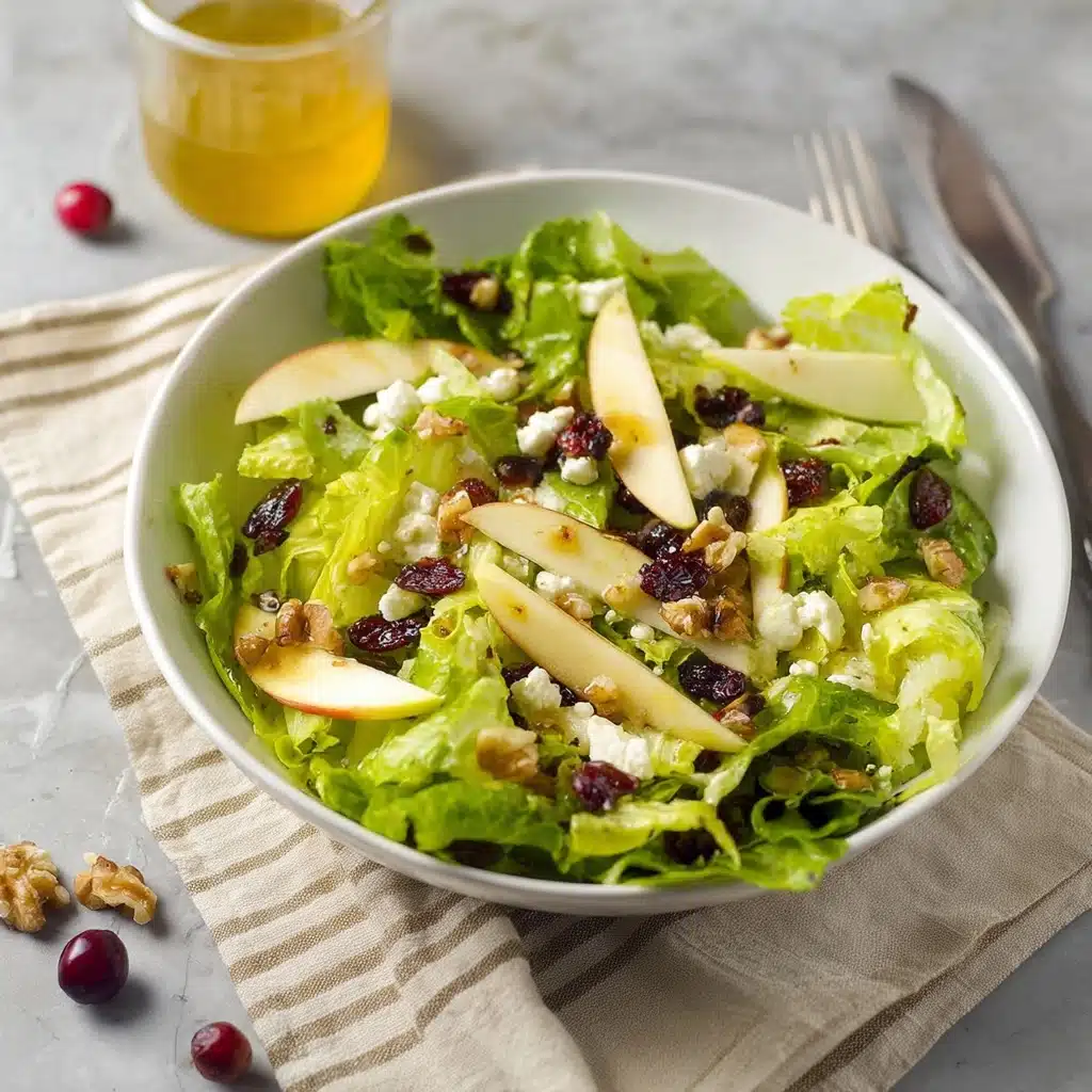 Apple Cranberry Walnut Salad Recipe