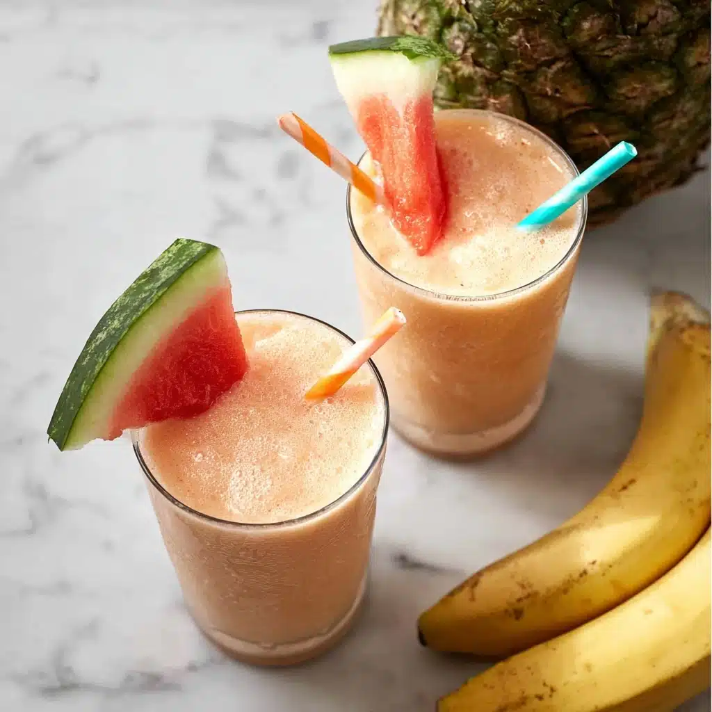 Banana Watermelon Pineapple Smoothie Recipe