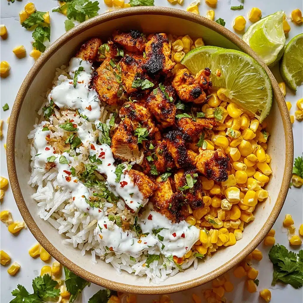 Easy Street Corn Chicken Rice Bowl Recipe - Recipe Image