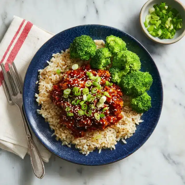 Slow Cooker Honey Garlic Chicken Recipe