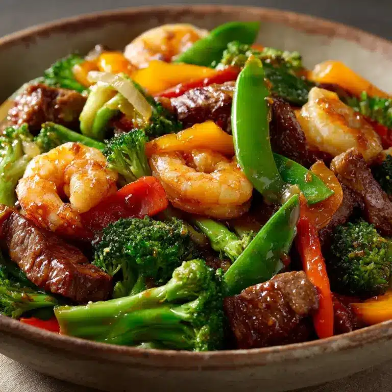 STEAK AND SHRIMP STIR FRY Recipe