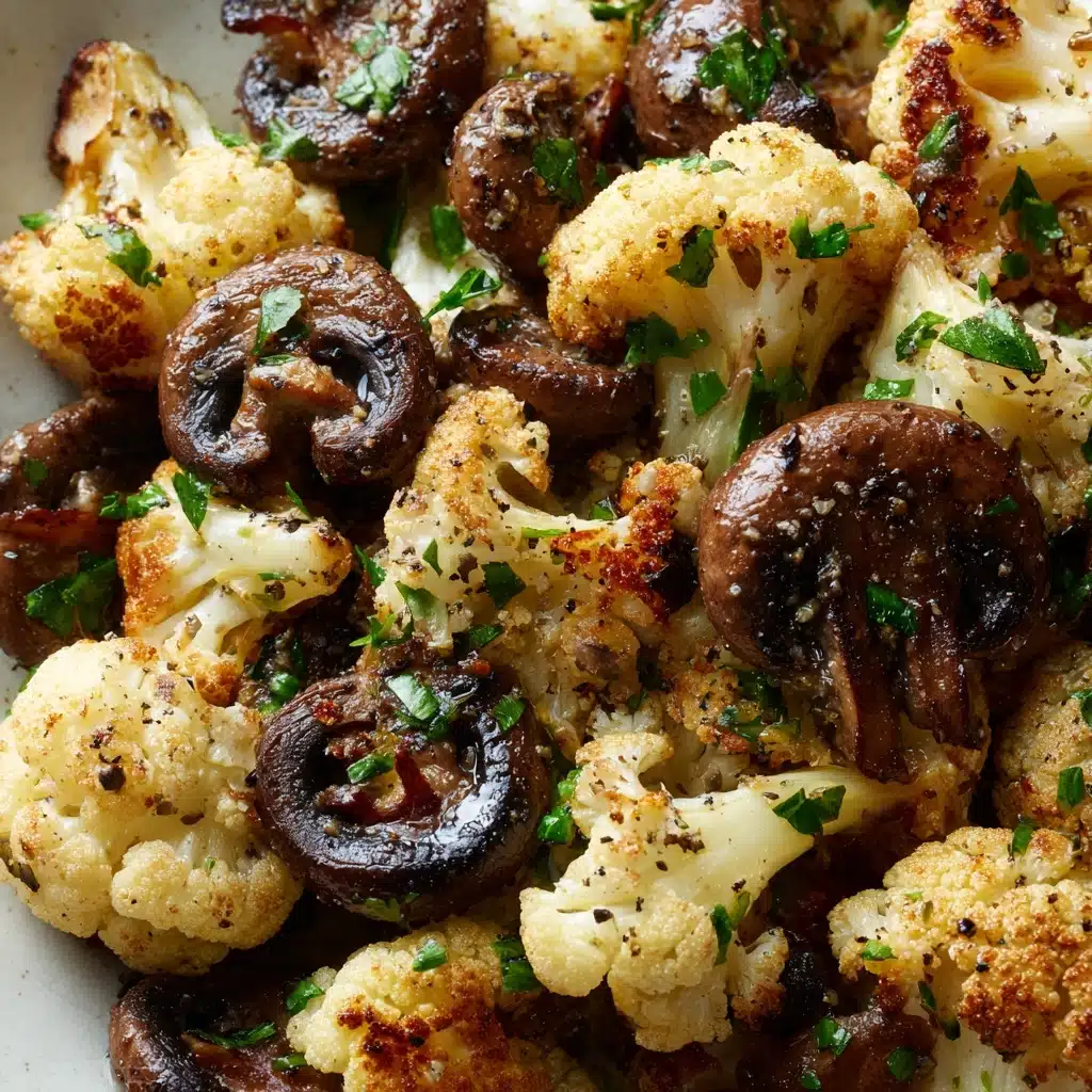 Garlic Cauliflower Mushroom Skillet: Quick & Delicious Dish Recipe