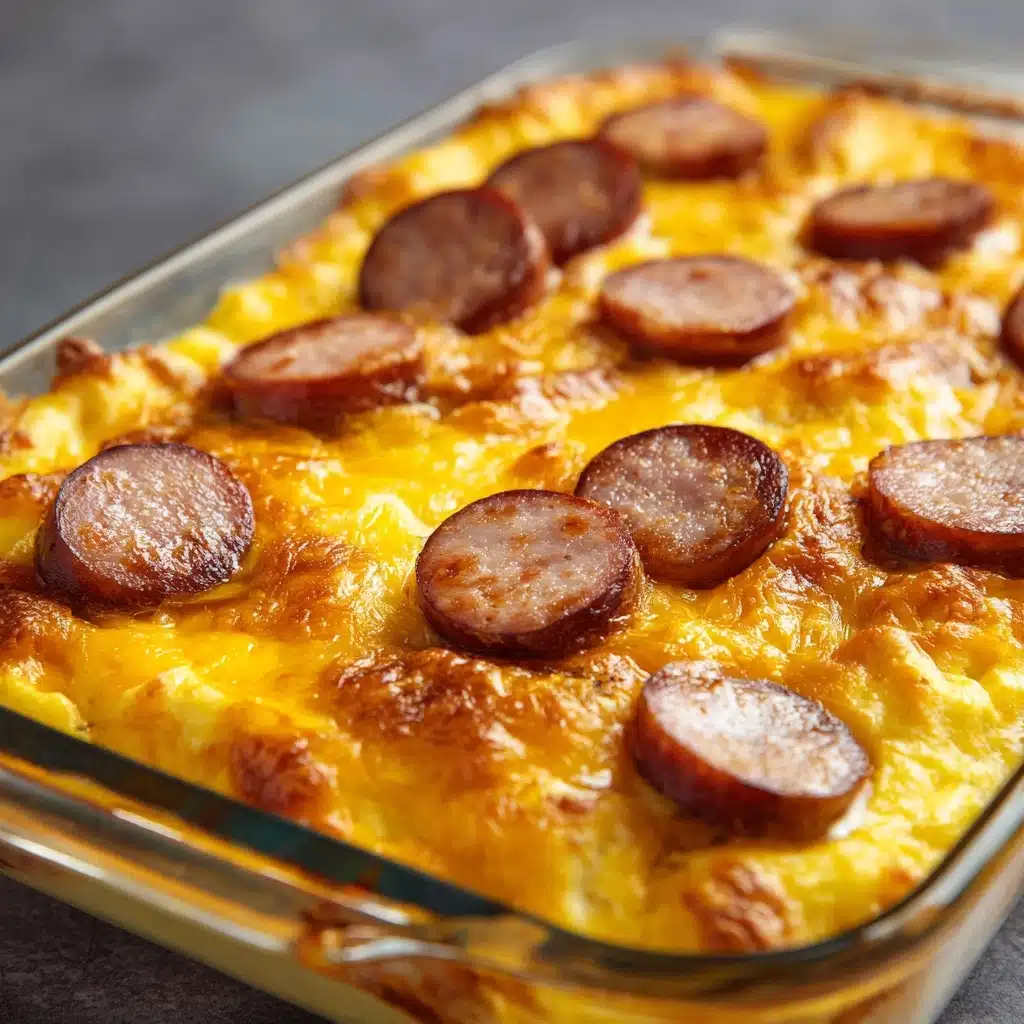 Smoked Sausage and Cheesy Potato Casserole Recipe