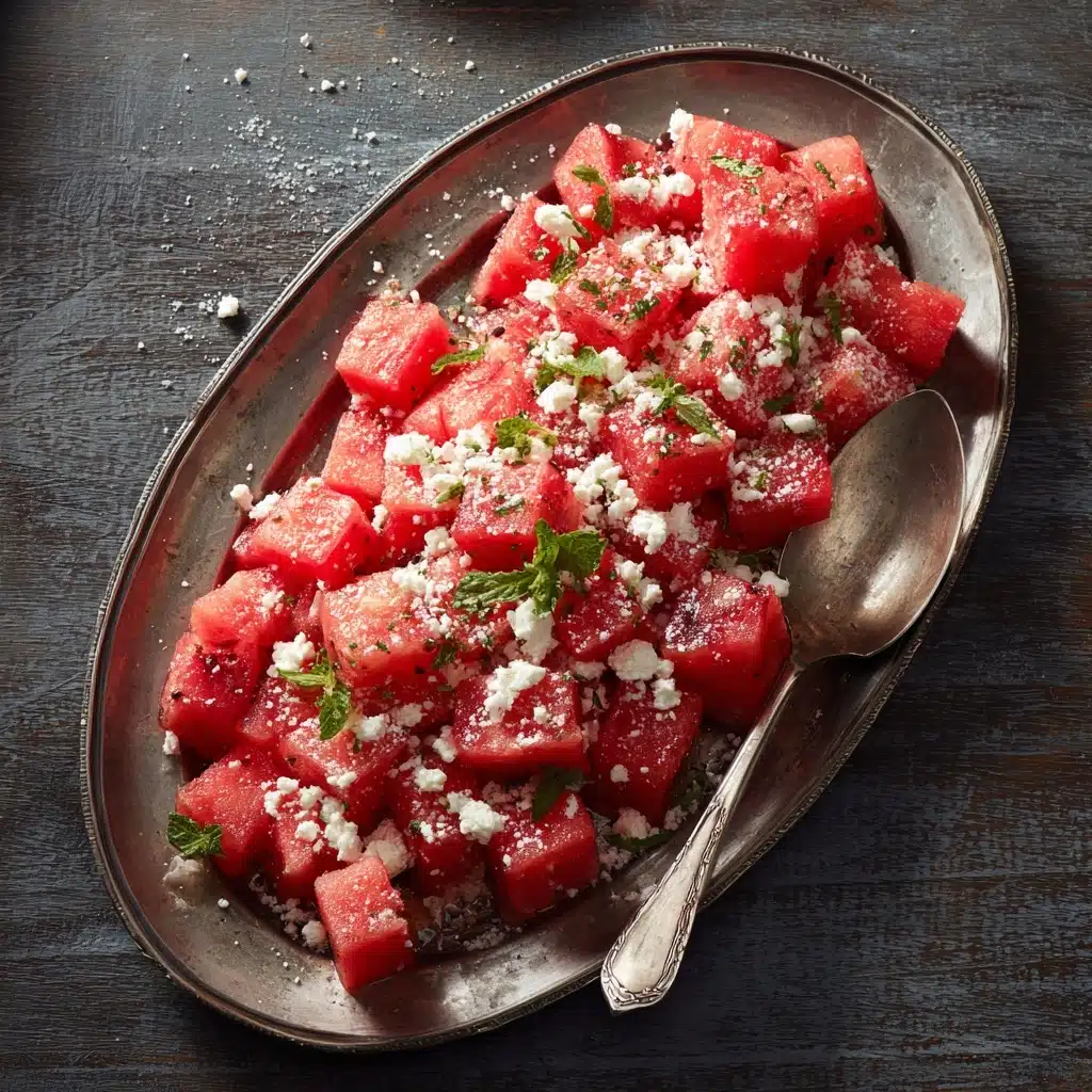 WATERMELON SALAD WITH FETA Recipe - Recipe Image