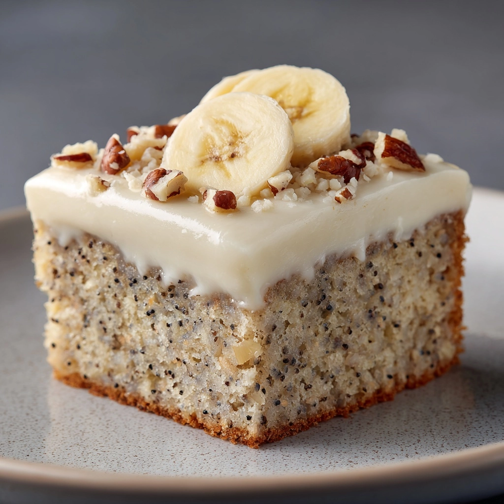 Amazing Banana Bread Cake with Cream Cheese Frosting Recipe