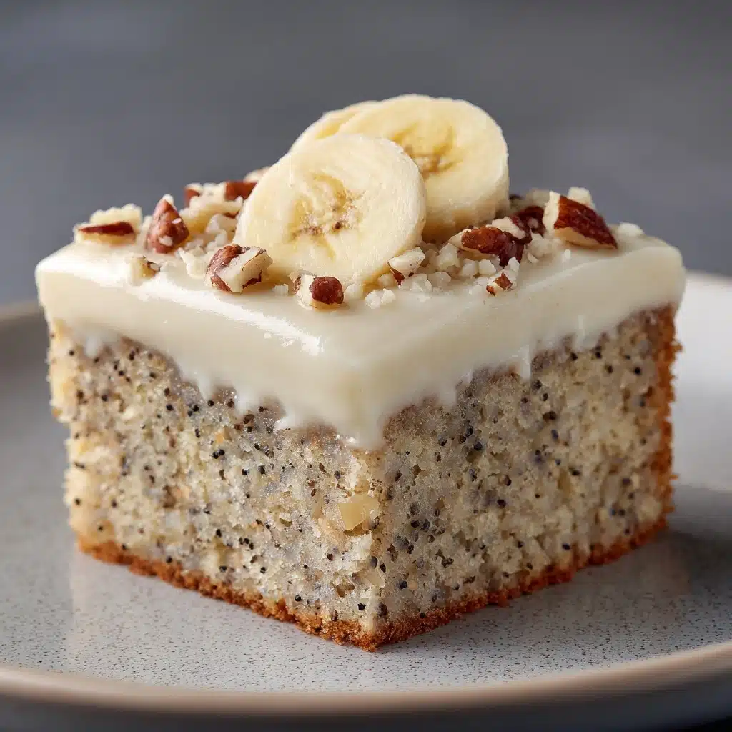 Amazing Banana Bread Cake with Cream Cheese Frosting Recipe - Recipe Image