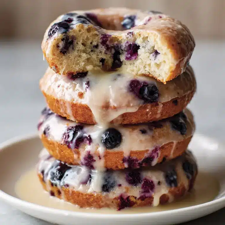 Baked Blueberry Donuts Recipe