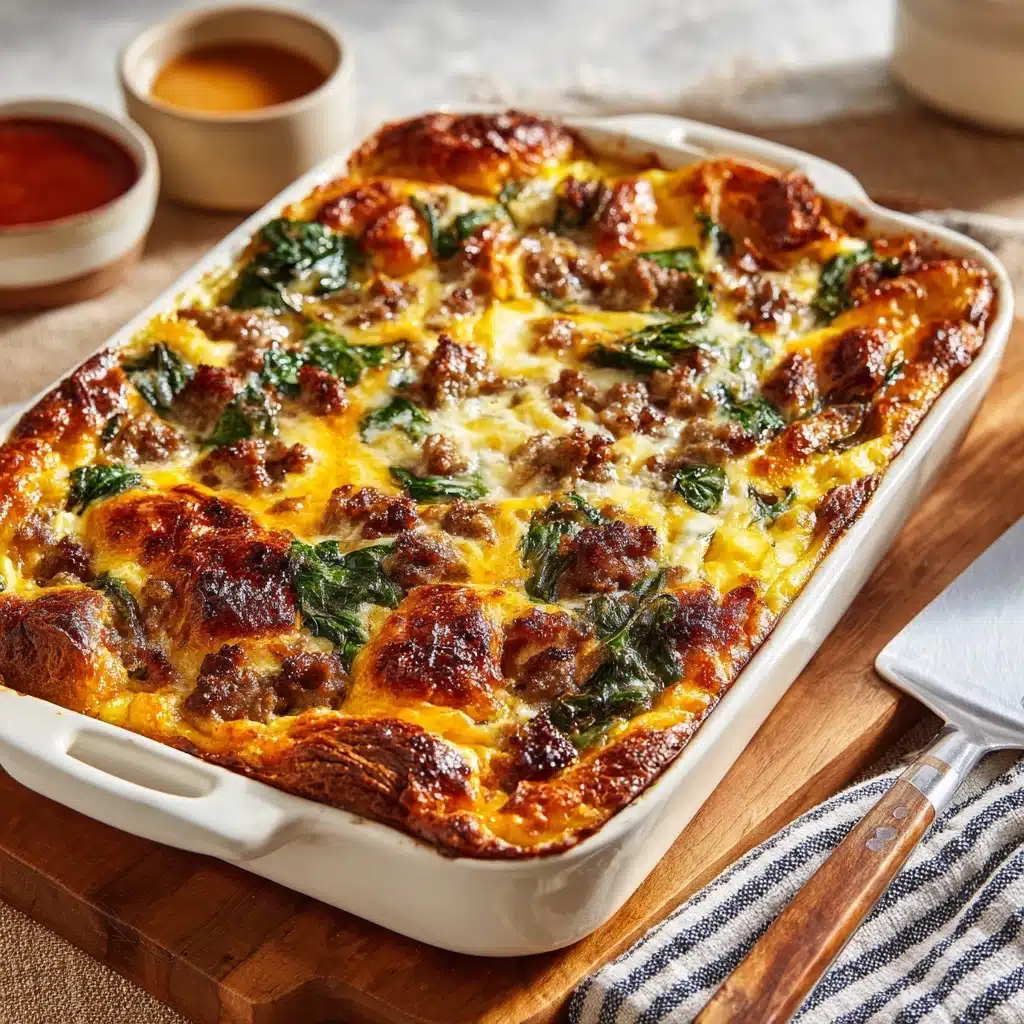 Overnight Croissant Breakfast Bake Recipe - Recipe Image