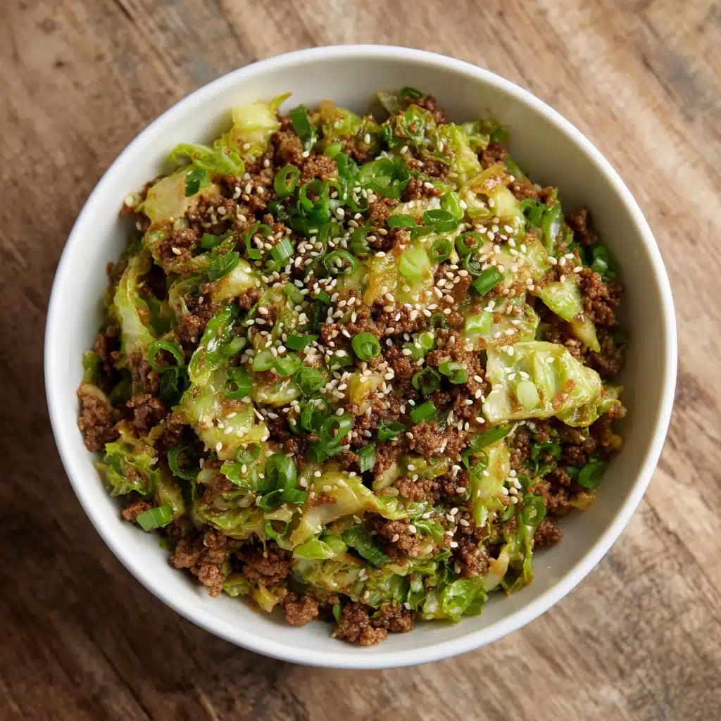 Ground Beef and Cabbage Stir-Fry Recipe