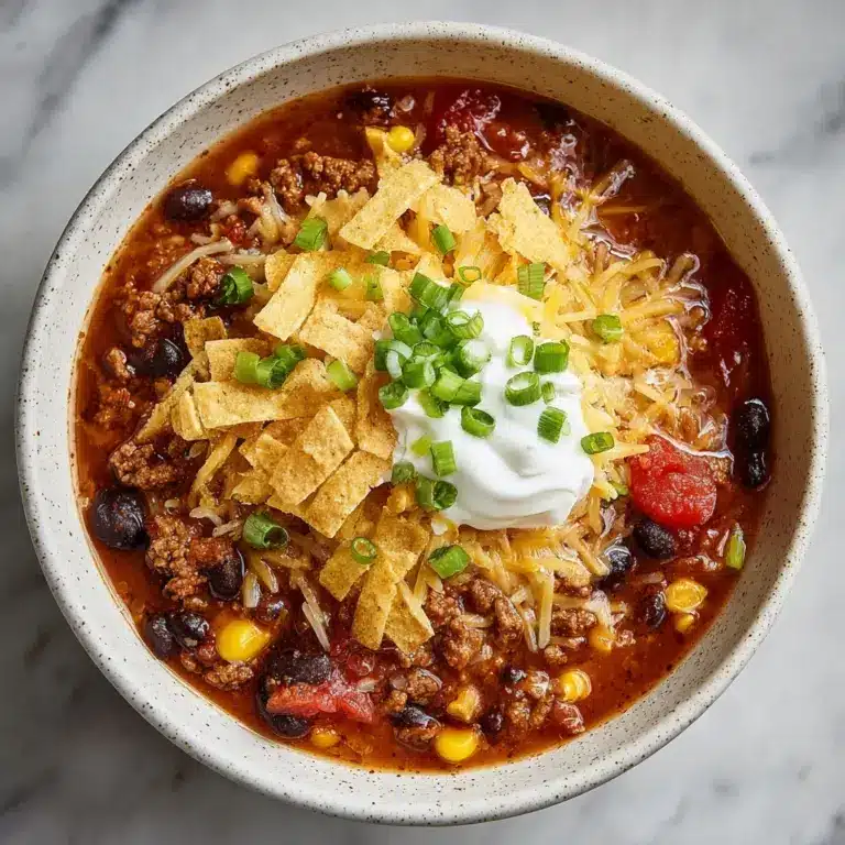 Crockpot Taco Soup Recipe