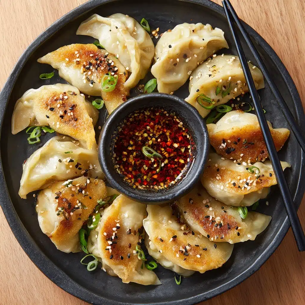 Chicken Potstickers (Pan Fried Dumplings) Recipe - Recipe Image