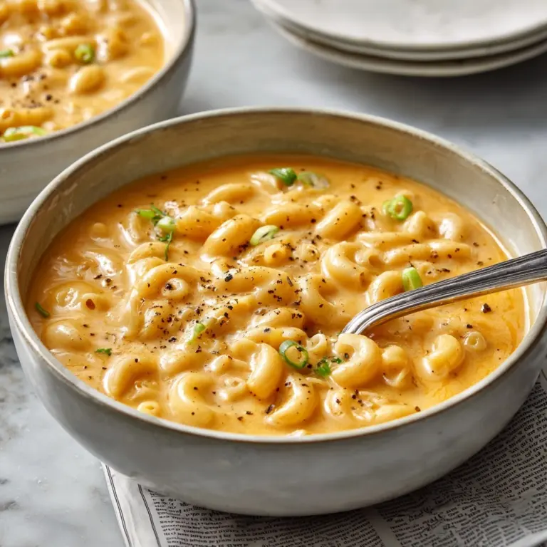 Mac and Cheese Soup Recipe