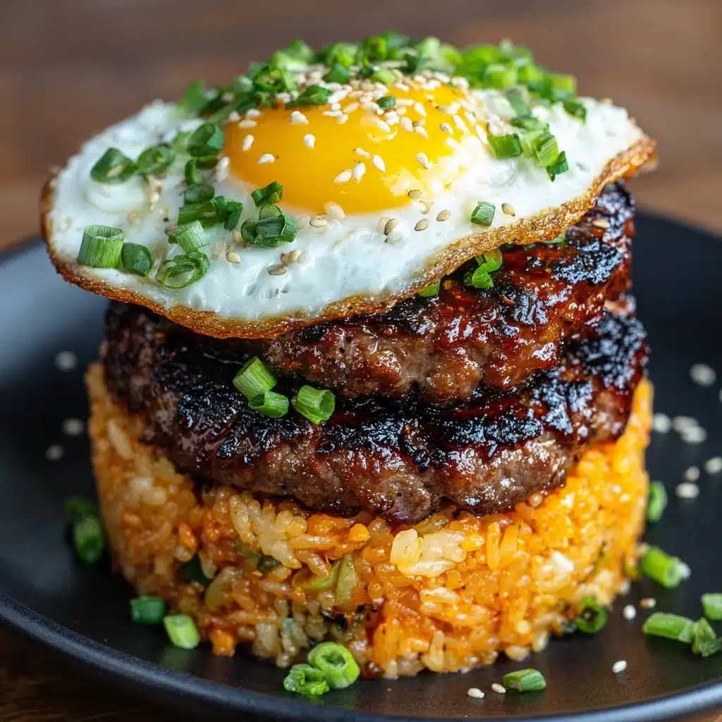 Korean BBQ Beef Rice Stack Recipe - Recipe Image