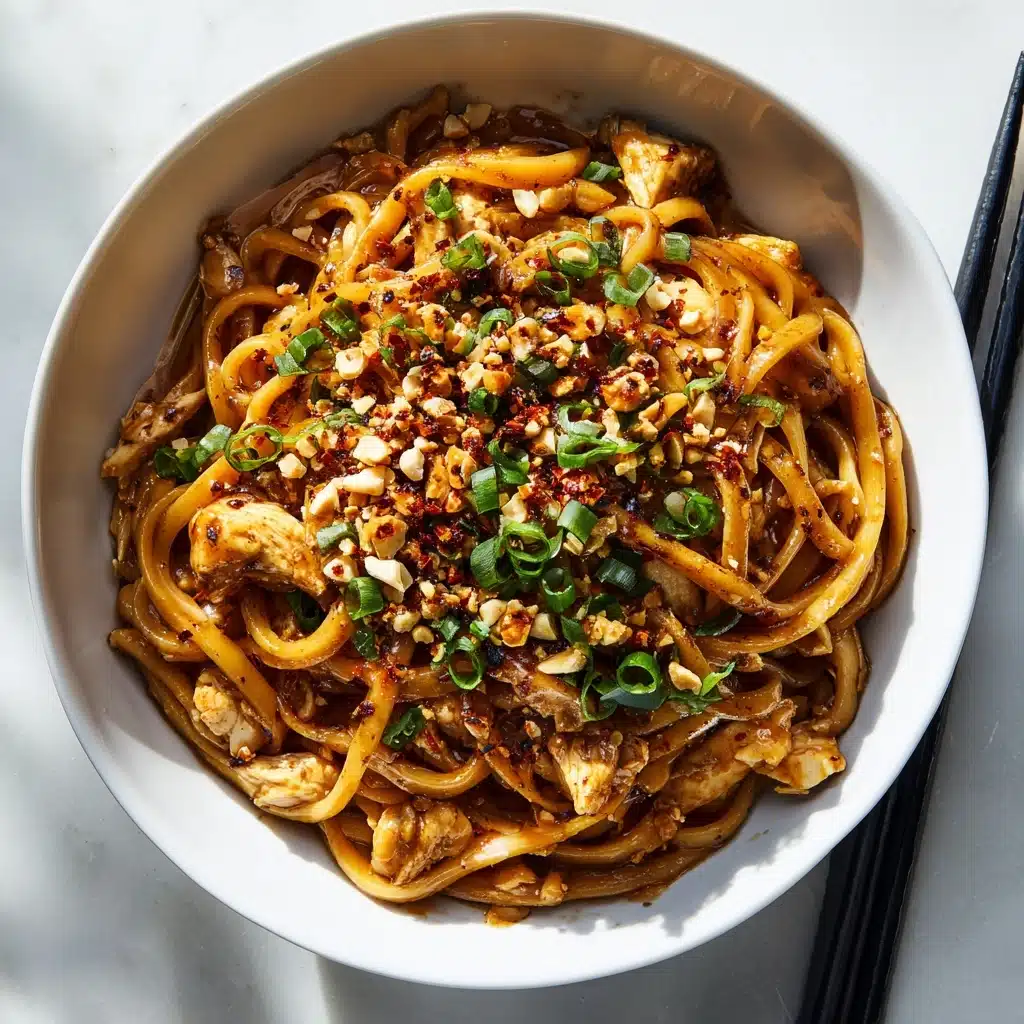 Kung Pao Chicken Noodles Recipe