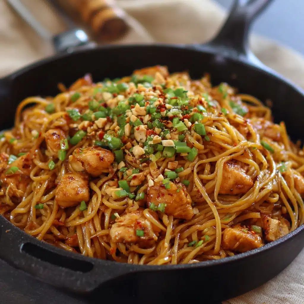 Kung Pao Chicken Noodles Recipe