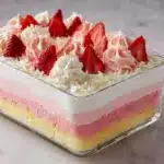 No-Bake Strawberry Jello Lasagna Recipe