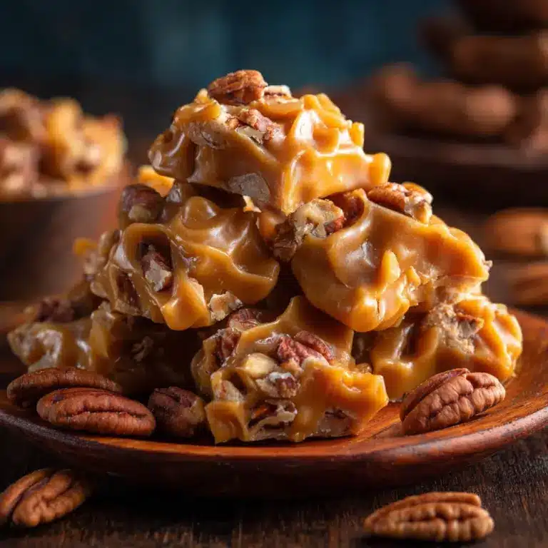 No-Bake Coconut Pecan Praline Cookies Recipe
