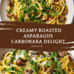 Roasted Asparagus Carbonara Recipe