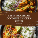 Spicy Brazilian Coconut Chicken: A Flavorful Delight! Recipe