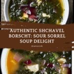 Shchavel Borscht (Sorrel Soup) Recipe