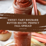 Rhubarb Butter Recipe