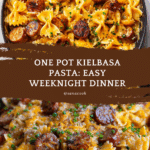 One Pot Kielbasa Pasta Recipe