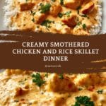 Creamy Smothered Chicken and Rice Recipe