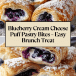 Blueberry Cream Cheese Puff Pastry Recipe