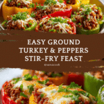 Ground Turkey and Peppers Stir-Fry Recipe