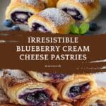 Blueberry Cream Cheese Puff Pastry Recipe