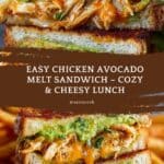 Chicken Avocado Melt Sandwich Recipe