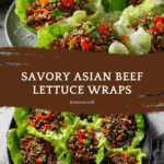 Asian Style Ground Beef Lettuce Wraps Recipe
