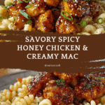 Spicy Honey Pepper Chicken with Mac and Cheese Recipe