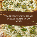 Tzatziki Chicken Naan Pizza Recipe