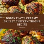 Bobby Flay's Creamy Chicken Thighs Recipe