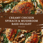Chicken Spinach and Mushroom Recipe