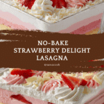 No-Bake Strawberry Jello Lasagna Recipe