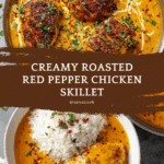 Roasted Red Pepper Skillet Chicken Recipe