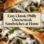 Easy Classic Philly Cheesesteak Recipe